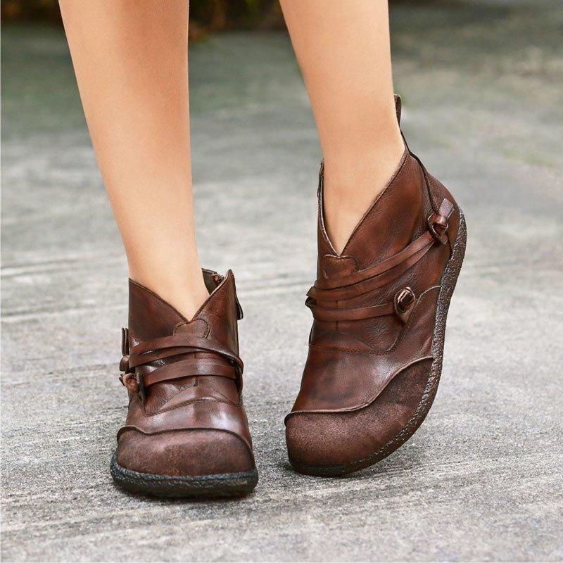 Women Flat ankle boot